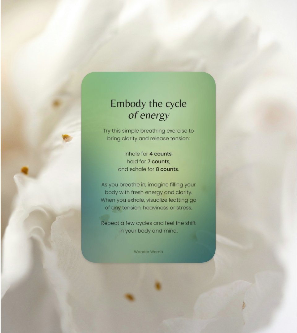 FEELING MORE ENERGIZED MORE INTUITIVE MORE ANCHORED